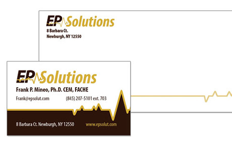 EP Solutions Business Card and Envelope design